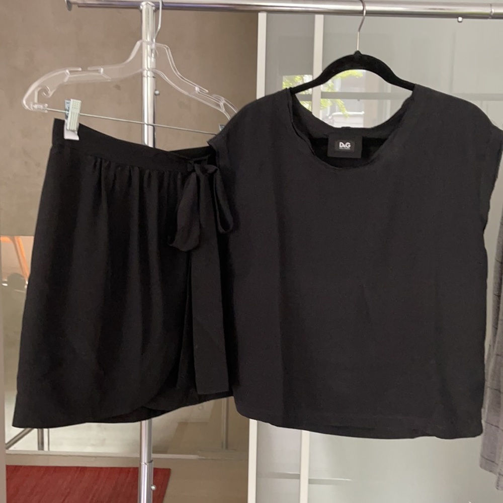 D&G 100% Silk with Matching Top